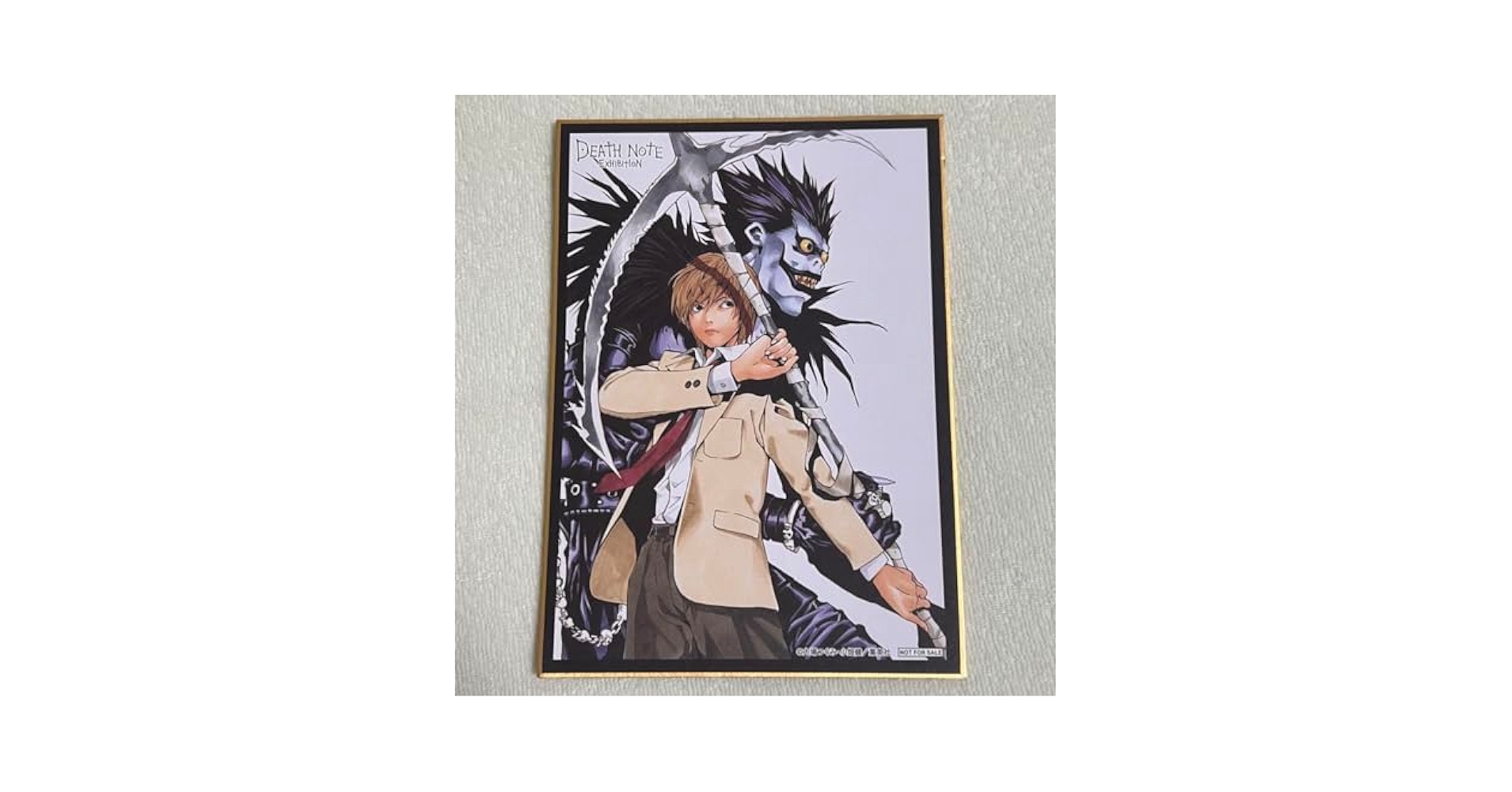 Amazon.co.jp: デスノート展 DEATHNOTE展 色紙 夜神月 リューク